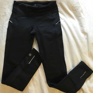 Athleta Blk Winter Leggings Sz S